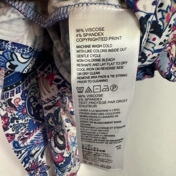 Tommy Bahama Palais Paisley Halter Dress XS - Picture 7 of 7